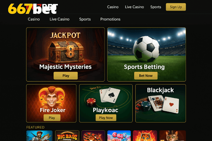 667BET cassino confiável do Brasil