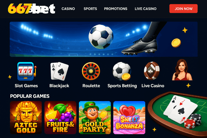 Plataforma premium Cassino 667BET