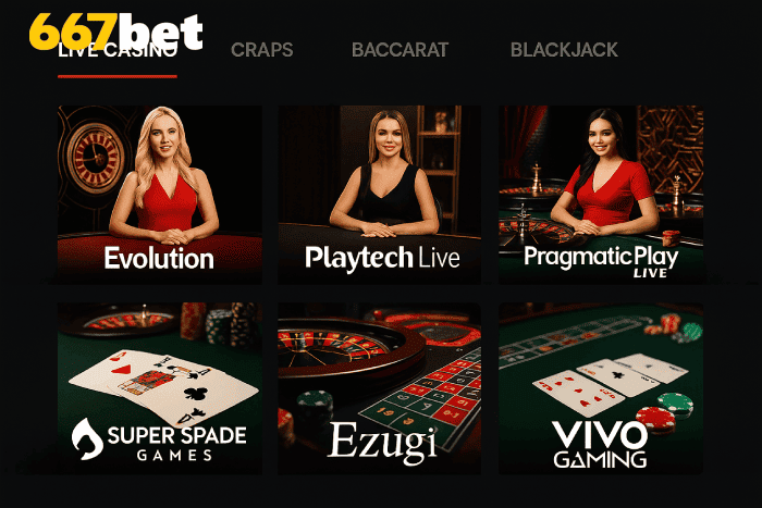 O 667BET Live Casino lança promoções regularmente