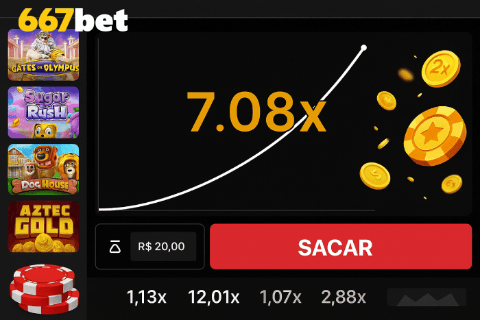 Crash game 667BET ganhos rápidos e diversão!