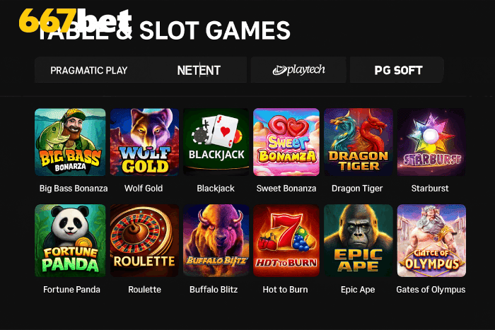 Slots populares Cassino 667BET bônus e diversão