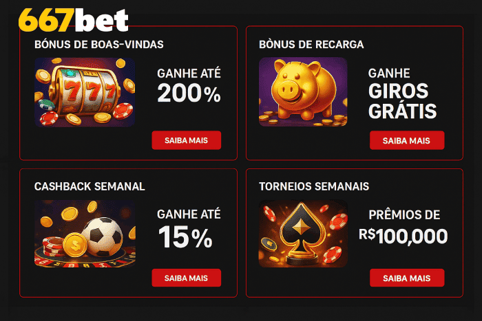 Promoções imperdíveis do Cassino 667BET